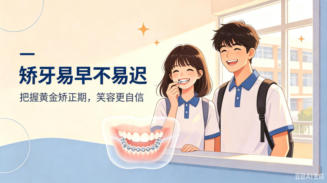 【暑期正畸黄金季】抓住青少年发育窗口期，给孩子一份受益终身的升学礼